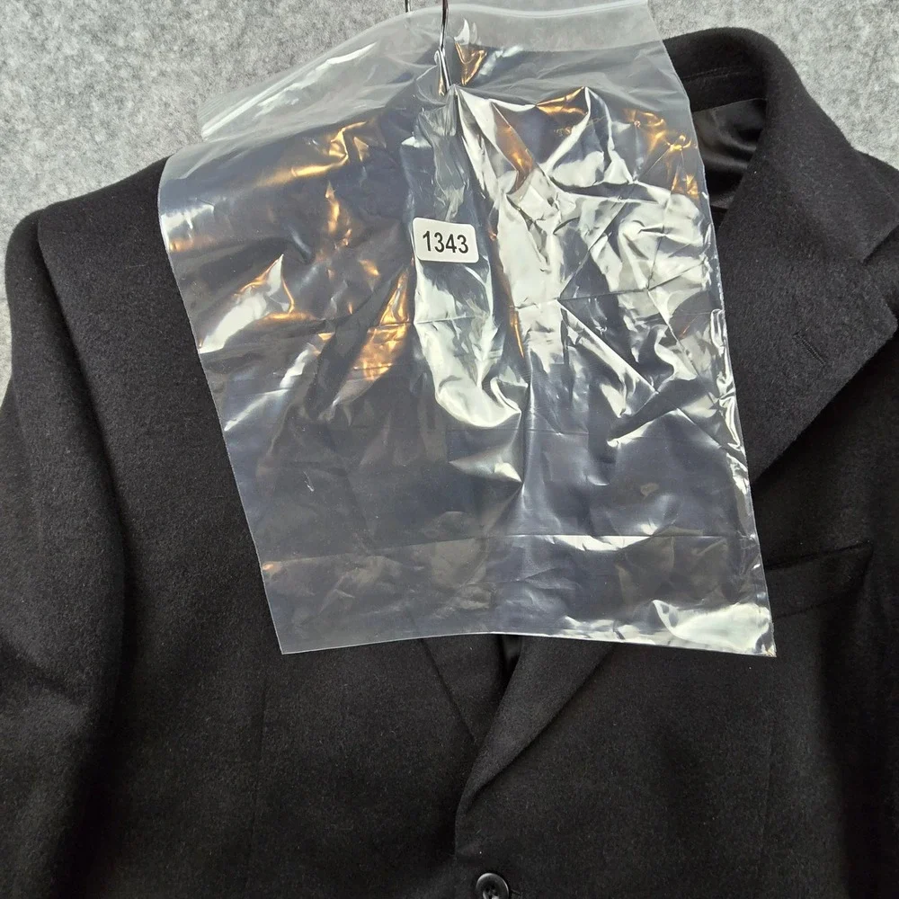 Pronto Moda Italia Men Black Lambswool Cashmere Blazer Charles 2B Sport Coat 50R - Picture 11 of 11